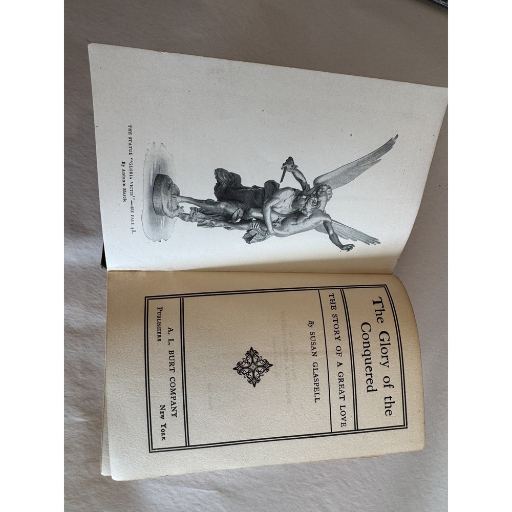Antique 1909 THE GLORY OF THE CONQUERED Decorative Hardcover Book - Picture 7 of 7